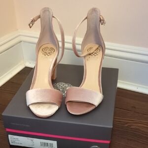 Sophisticated Pink Stiletto Heels with Ankle Strap